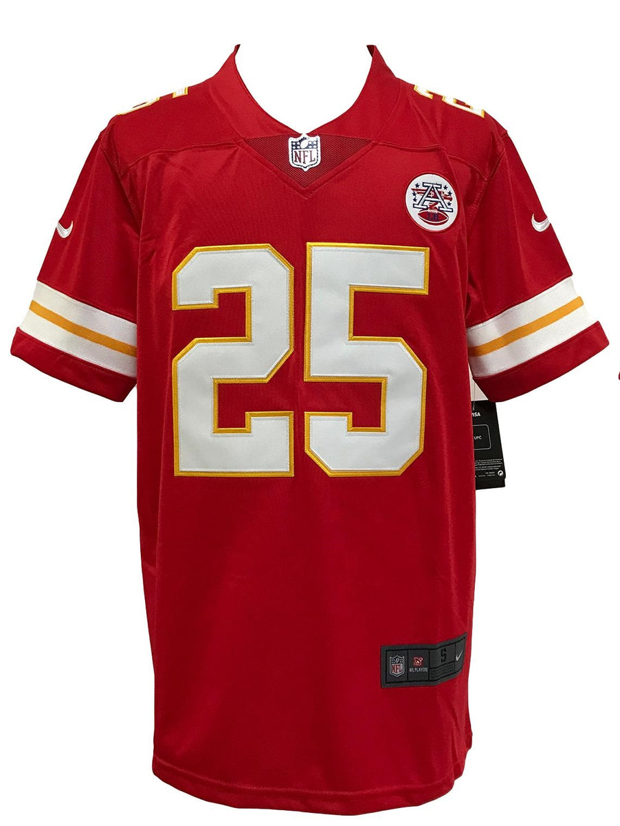 2012-16 KANSAS CITY CHIEFS CHARLES #25 NIKE GAME JERSEY (HOME) M