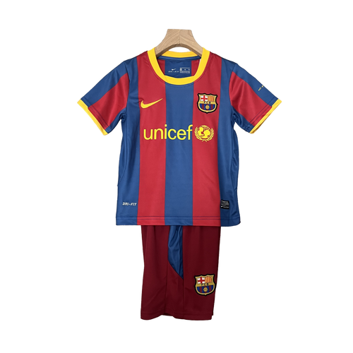 Camisa e Shorts Barcelona 10/11 Infantil
