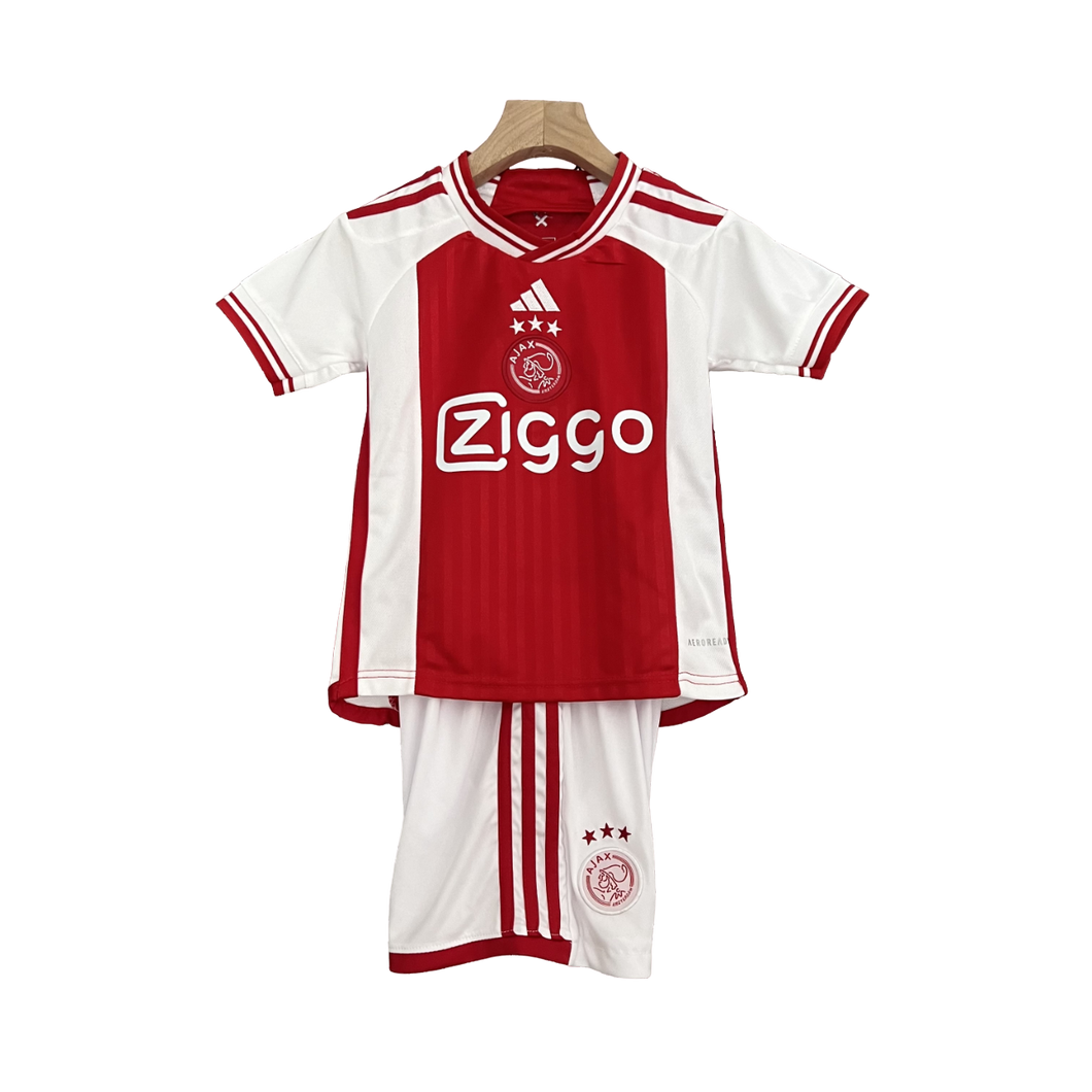 Camisa e Shorts Ajax Infantil 23/24