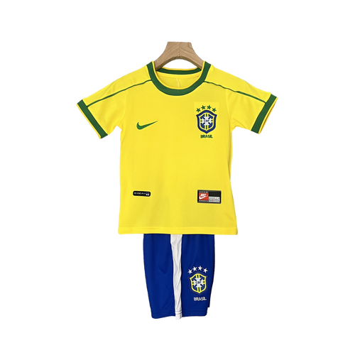 Camisa e Shorts Brasil 1998 Infantil