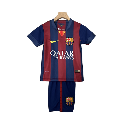 Camisa e Shorts Barcelona 14/15 Infantil