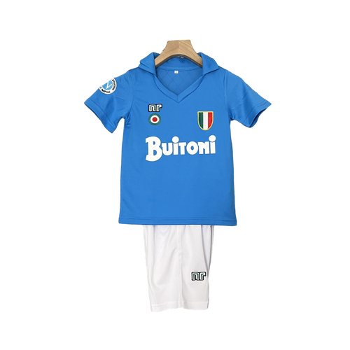 Camisa e Shorts Napoli 87/88 Infantil