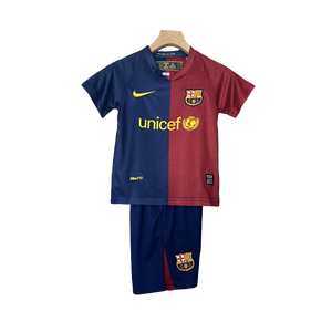Camisa e Shorts Barcelona 08/09 Infantil