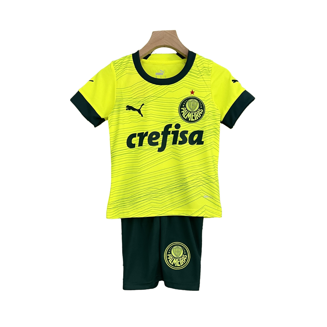 Camisa e Shorts Palmeiras III Infantil 23/24