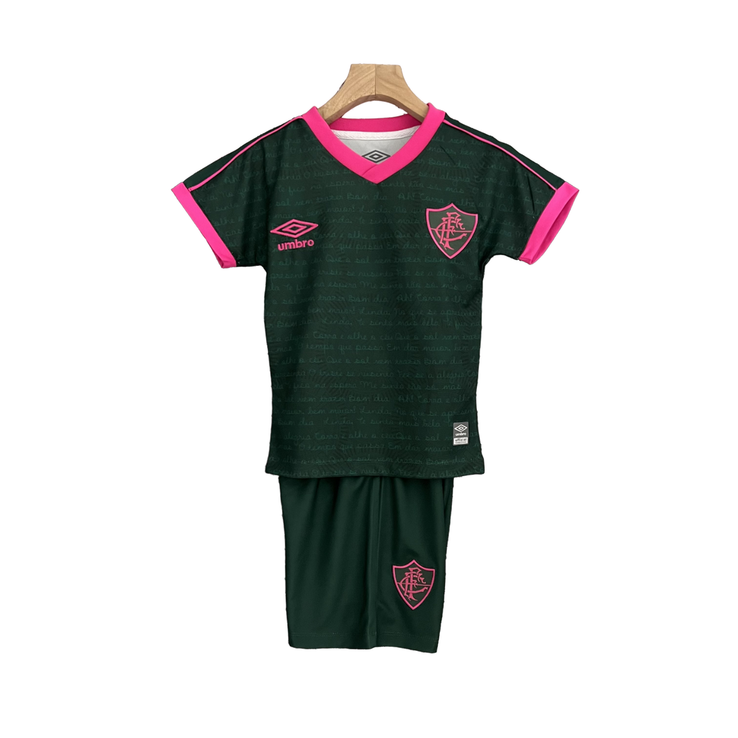 Camisa e Shorts Fluminense Infantil III 23/24