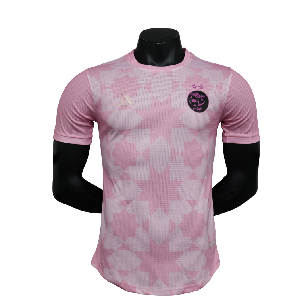 Camisa Argélia Rosa 2023 Jogador