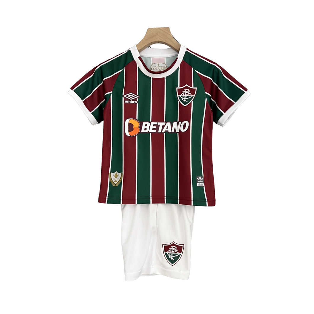 Camisa e Shorts Fluminense Infantil 23/24