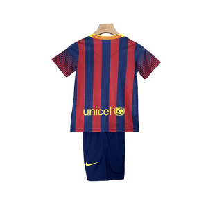 Camisa e Shorts Barcelona 13/14 Infantil