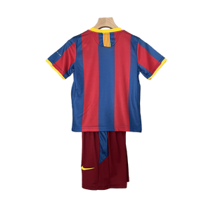 Camisa e Shorts Barcelona 10/11 Infantil