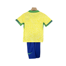 Carregar imagem no visualizador da galeria, Camisa e Shorts Brasil 2024 Infantil