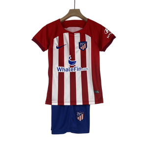 Camisa e Shorts Atletico Madrid Infantil 23/24