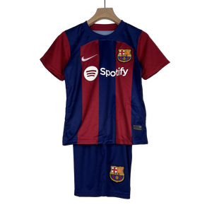 Camisa e Shorts Barcelona Infantil 23/24