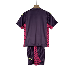 Camisa e Shorts Manchester City Infantil Goleiro 23/24