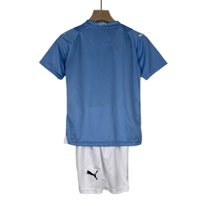 Camisa e Shorts Manchester City Infantil 23/24