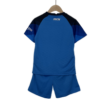 Carregar imagem no visualizador da galeria, Camisa e Shorts Napoli Infantil 23/24