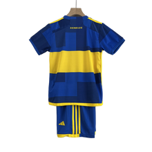 Carregar imagem no visualizador da galeria, Camisa e Shorts Boca Juniors Infantil 23/24