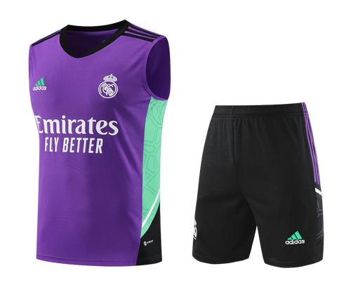 Conjunto Regata e shorts Real Madrid II 23/24 Treino