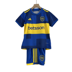 Camisa e Shorts Boca Juniors Infantil 23/24