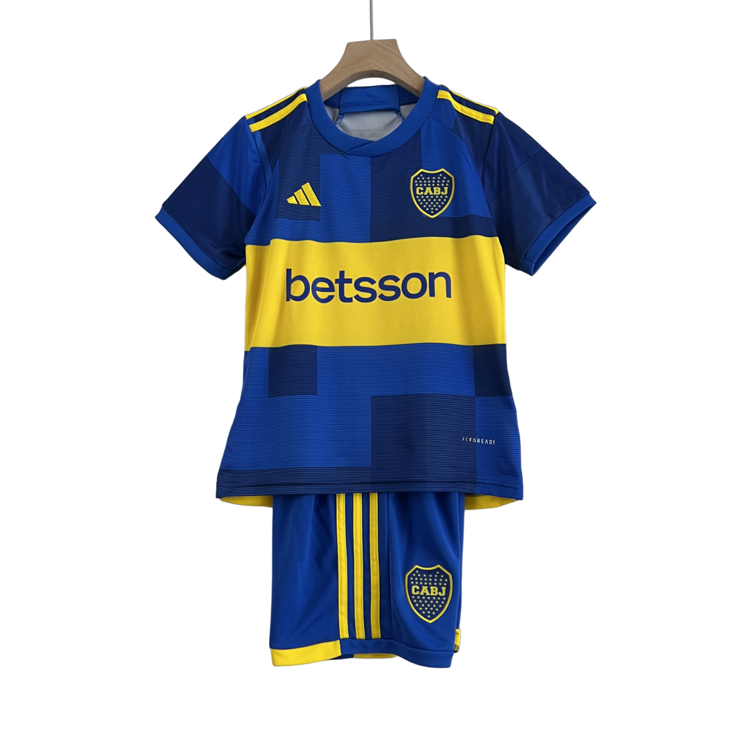 Camisa e Shorts Boca Juniors Infantil 23/24