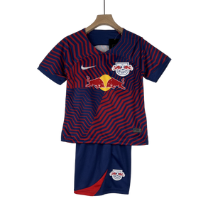 Camisa e Shorts Red Bull Leipzig Infantil II 23/24