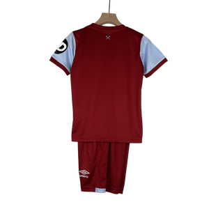 Camisa e Shorts West Ham Infantil 23/24