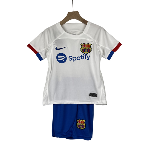 Camisa e Shorts Barcelona Infantil II 23/24