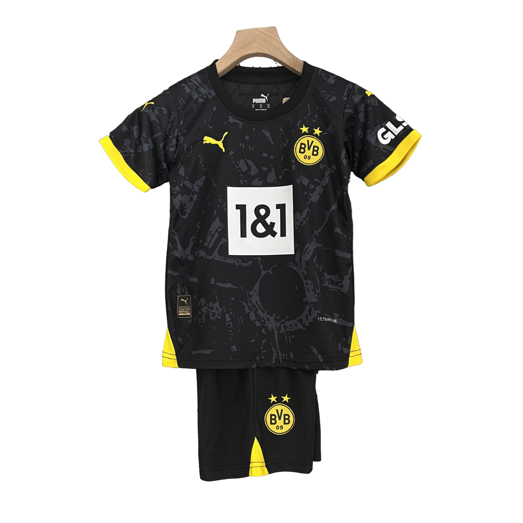 Camisa e Shorts Borussia Dortmund Infantil 23/24