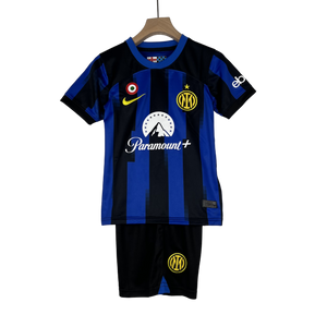 Camisa e Shorts Inter de Milão Infantil 23/24