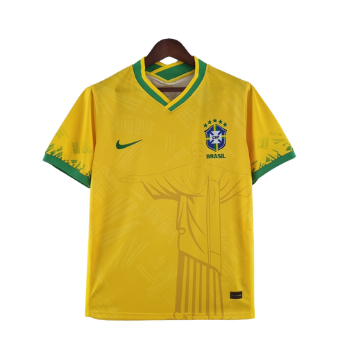 Camisa Brasil Clássica Amarela 22/23 Torcedor