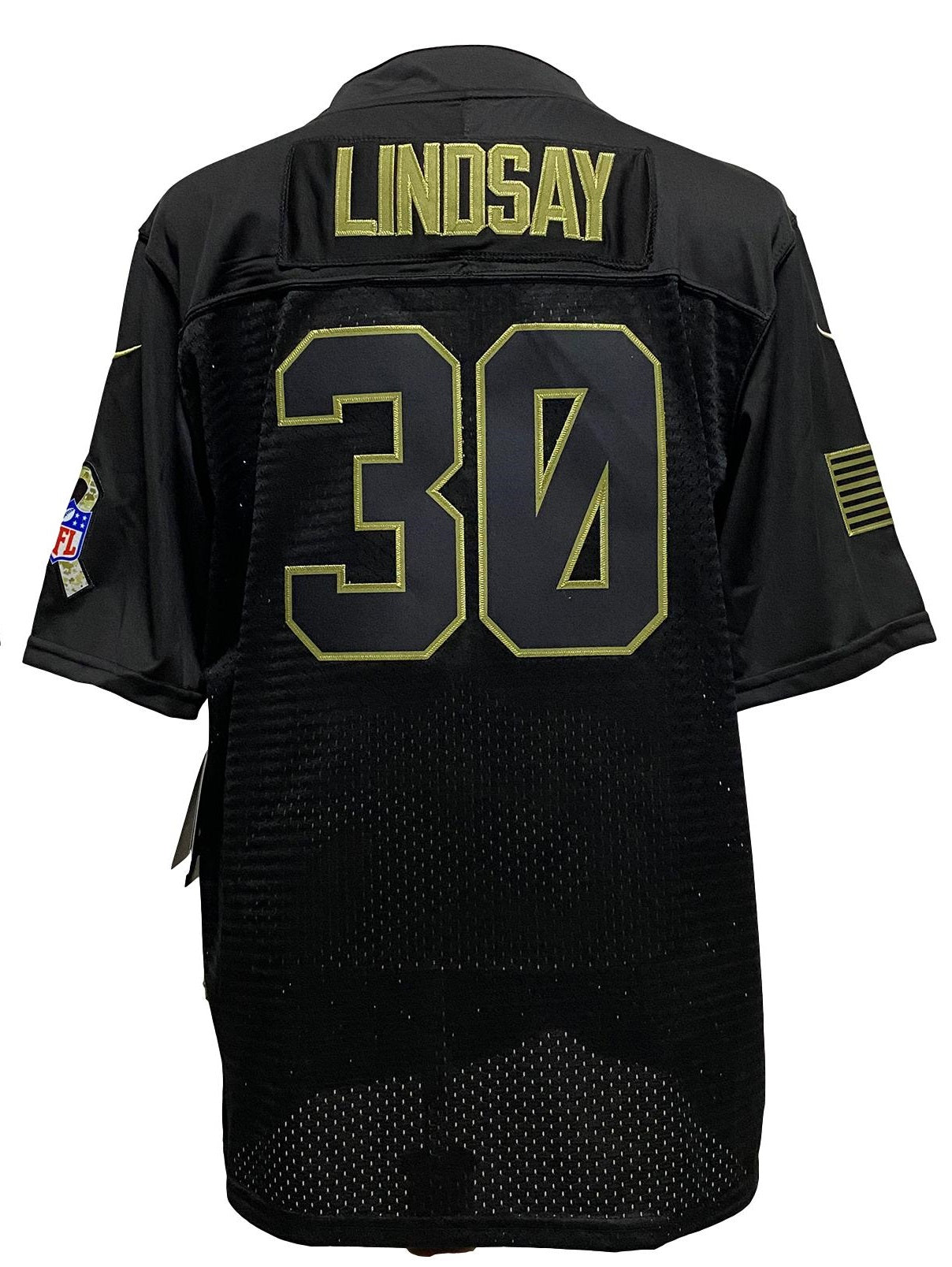 Camiseta deportiva firmada por Phillip Lindsay de los Denver Broncos (JSA  Certificado de autenticidad) Denver 2018 R.B.