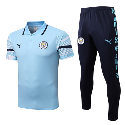 Conjunto Camisa Polo e Calça Manchester City 22/23