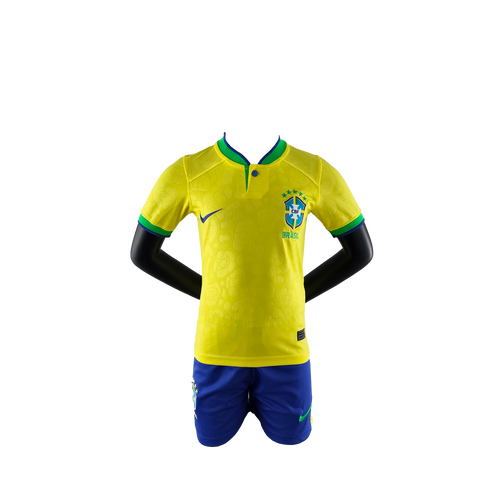 Camisa e Shorts Brasil Infantil 22/23