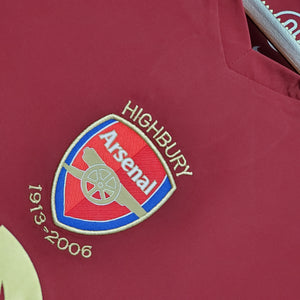 Camisa Arsenal Home Retrô 05/06