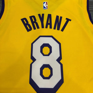Camisa Regata Basquete Lakers Kobe Bryant #8 Amarelo