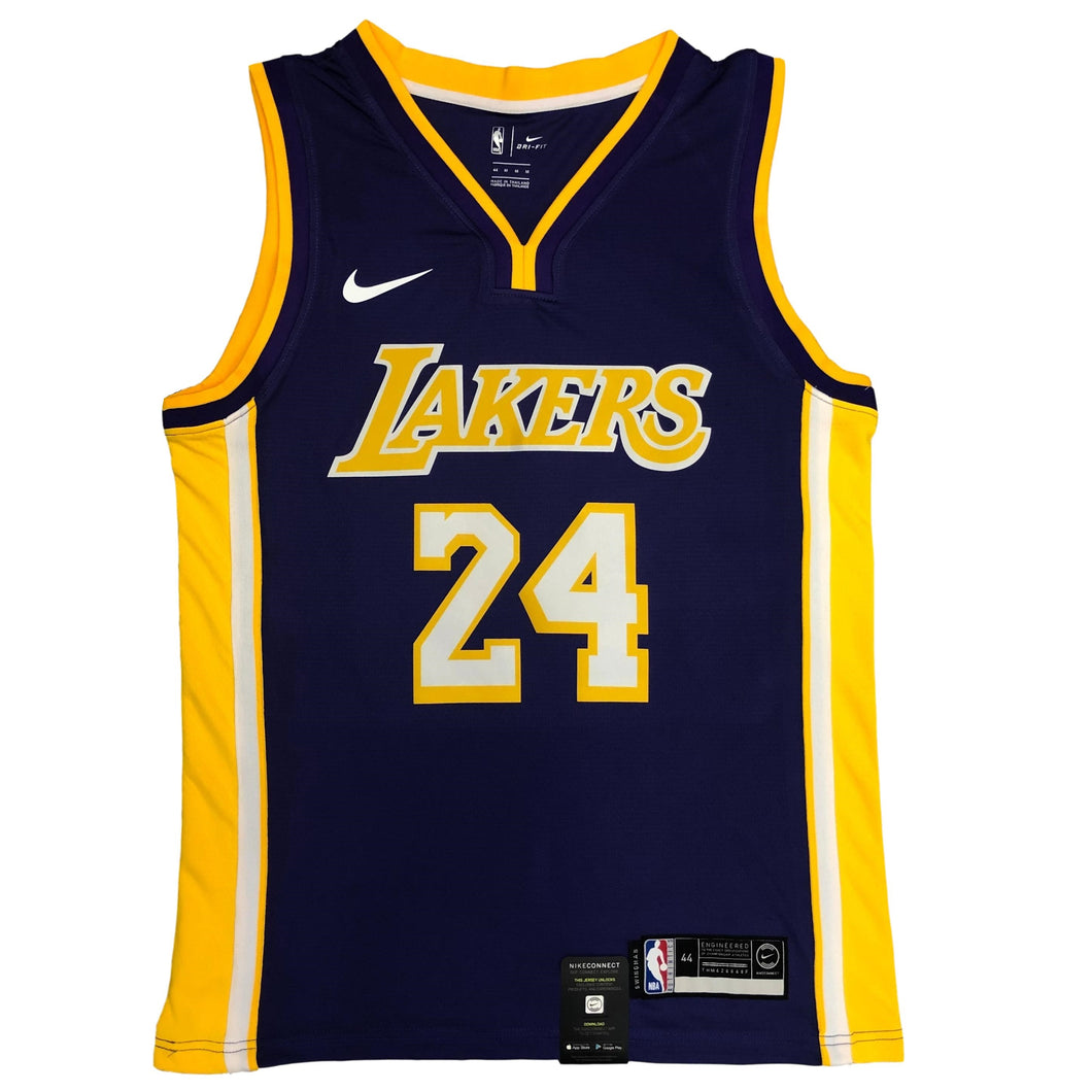 Camisa Regata Basquete Lakers Kobe Bryant #24 Azul/Amarelo