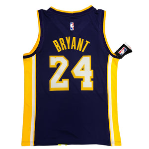 Camisa Regata Basquete Lakers Kobe Bryant #24 Azul/Amarelo