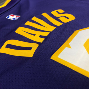 Camisa Regata Basquete Los Angeles Lakers Anthony Davis #3 Azul\Amarelo