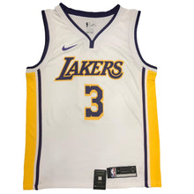 Carregar imagem no visualizador da galeria, Camisa Regata Basquete Los Angeles Lakers Anthony Davis #3 Branco\Amarelo