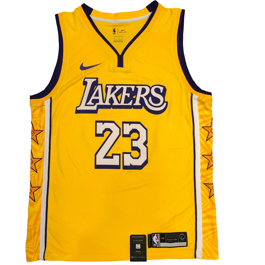 Camisa Regata Basquete Los Angeles Lakers LeBron James #23 Amarelo