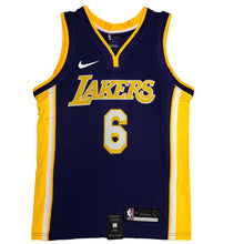 Carregar imagem no visualizador da galeria, Camisa Regata Basquete Los Angeles Lakers LeBron James #6 Roxo/Amarelo