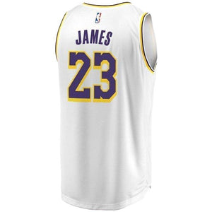 Camisa Regata Basquete Los Angeles Lakers LeBron James #23 Branco