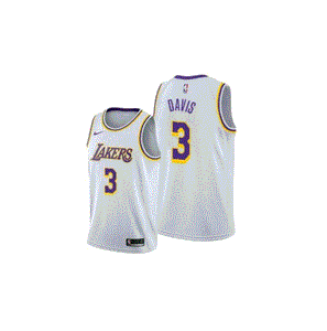 Camisa Regata Basquete Los Angeles Lakers Anthony Davis #3 Branco